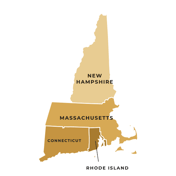 Service Area Map (MA, RI, CT, NH) Oh Snap! photo booth service area map: Massachusetts, Rhode Island, Connecticut and New Hampshire