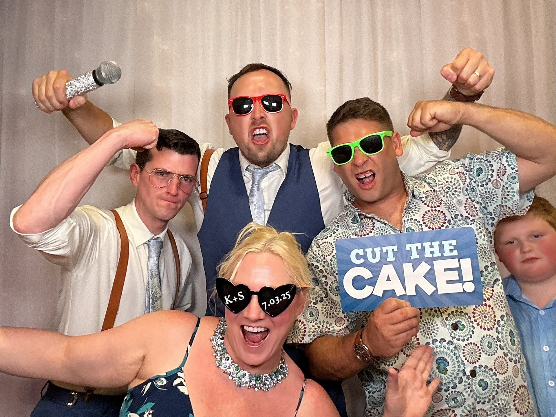 Dedicated photo booth company setup at a Massachusetts wedding — Oh Snap! Photo Booth Studio